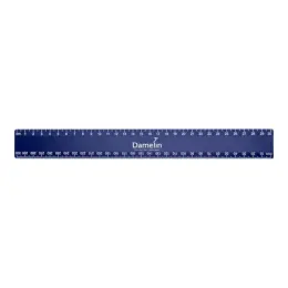 30cm Budget Ruler With Double Sided Calibration - Navy